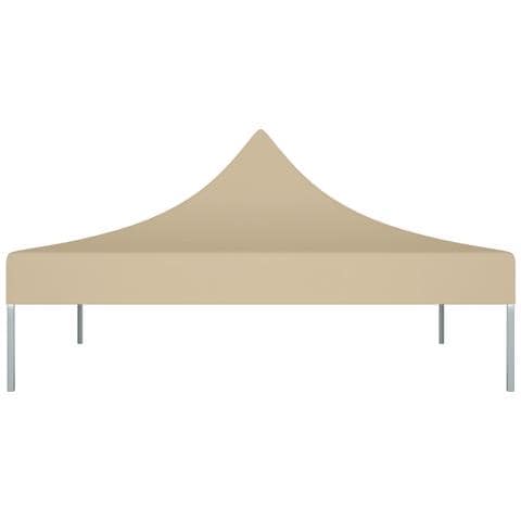 Tetto per Tendone per Feste 3x3 m Beige 270 g / m² - Foto 5