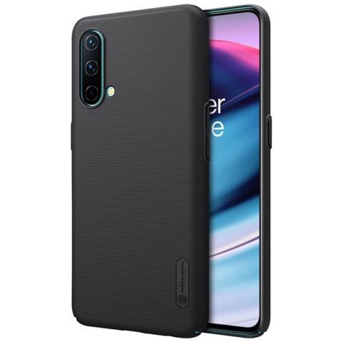 Custodia Frosted Shell Posteriore Rigida Antiscivolo Per Oneplus Nord Ce 5g Black - Foto 1