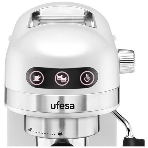 Macchina da Caffè Espresso Palermo Serbatoio 1.5 L Potenza 1350 Watt Colore Bianco - Foto 5