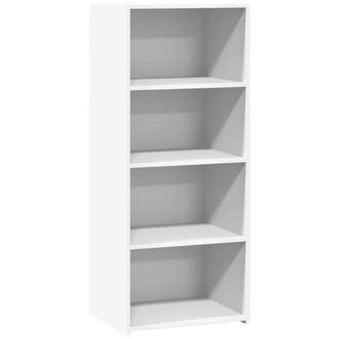 Credenza Bianca 50x41x124 Cm In Legno Multistrato - Foto 2