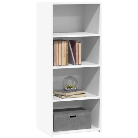 Credenza Bianca 50x41x124 Cm In Legno Multistrato - Foto 3