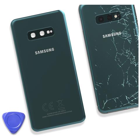 Vetro Posteriore Galaxy S10e Originale Service Pack, Verde Scuro - Foto 4