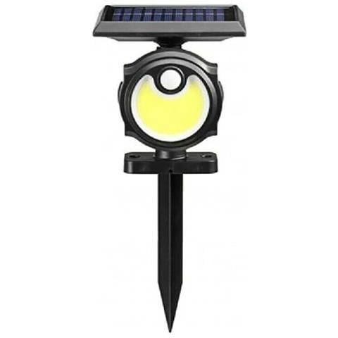 Picchetto Giardino Energia Solare 56 Cob Led Luce Fredda Sensore Movimento B0391 - Foto 1