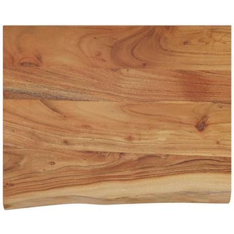 Mensola A Muro 50x40x2,5cm Rettangolare Legno Acacia Bordi Vivi - Foto 1