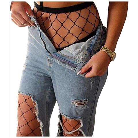 Collant A Rete - Confezione Da 4 Black - Foto 4