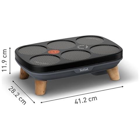 Macchina Per Crepes Multiuso Da 1100 W - Gourmet - Py901bf1 - Foto 2