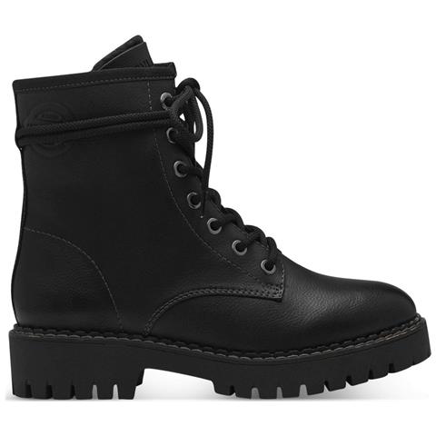 Black Casual Closed Booties Stivaletti Sintetico E Tessile Scarpe Donna Nero Eu 39, 5-26213-41 0a1 - Foto 2