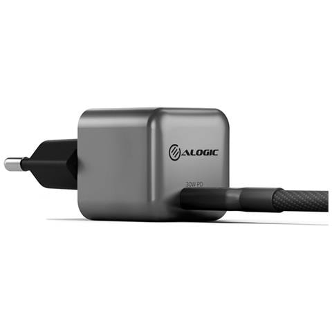 WCG1X30SGR-EU Caricabatterie per dispositivi mobili Telefono cellulare, Computer portatile, Smartphone, Tablet Nero, Grigio AC Ricarica rapida Interno - Foto 5
