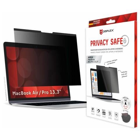 E.v.i. 01764 Schermo Anti-riflesso Filtro Per La Privacy Senza Bordi Per Display 33,8 Cm [13.3] 5h (displex Privacy Safe - Foto 1