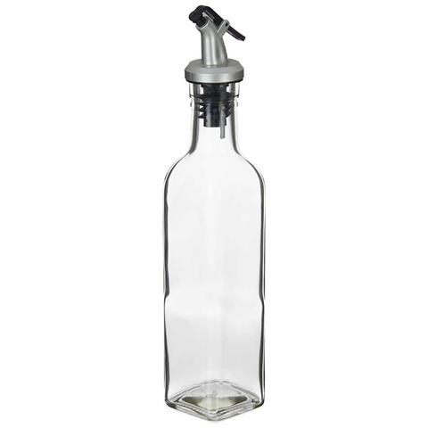Dam Tappo Erogatore Olio In Vetro 250 Ml 5x5x24,5 Cm. Colore Trasparente - Foto 2