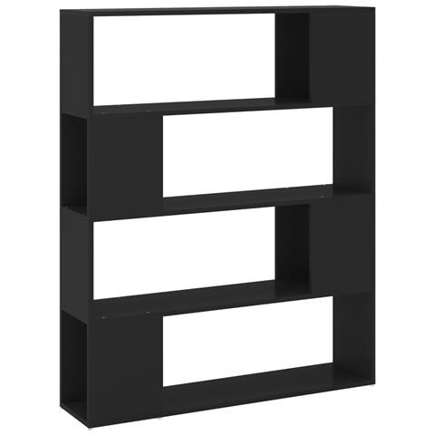 Lusso Casadino - Libreria/divisorio Nero 100x24x124 Cm - Foto 1