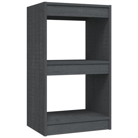 Lusso Casadino - Libreria Grigia 40x30x71,5 Cm In Legno Massello Di Pino - Foto 1