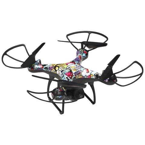 DCH-350 drone fotocamera 4 rotori Quadrirotore 1 MP 1600 mAh Multicolore - Foto 1