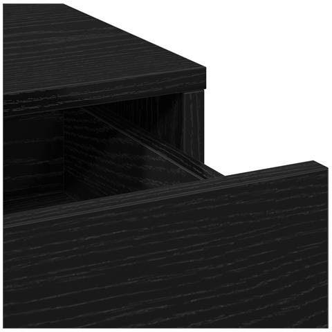 Armadio Alto in Rovere Nero - 40x41x135 cm, Realizzato in Legno Ingegnerizzato - Foto 9