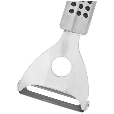 Pelapatate In Acciaio Inossidabile 18.5cm Per Frutta Verdura Ultra Resistente, Argento - Foto 4