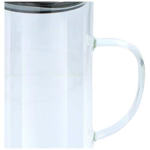Brocca In Vetro Borosilicato 1.3l Coperchio Ermetico Con Filtro, Trasparente - Foto 2