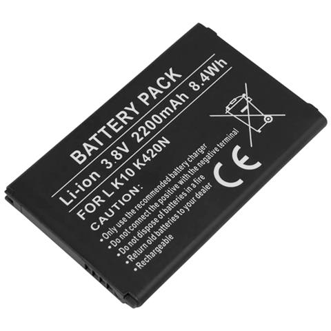 Batteria Di Ricambio Per Smartphone Lg K10 K420n Li-ion 3,8 V 2200 Mah - Foto 1