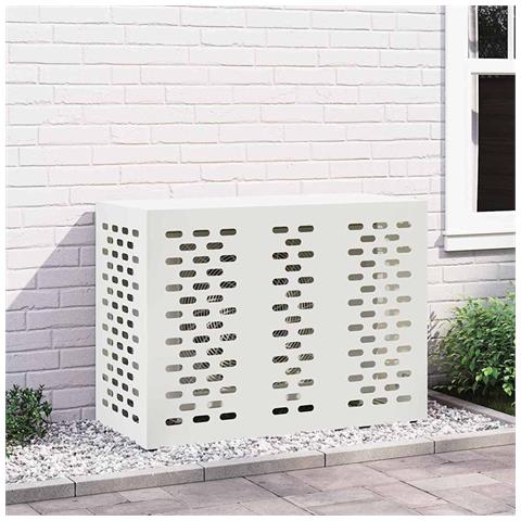 Copertura per condizionatore d'aria Bianco 110 x 50 x 80 cm - Foto 2