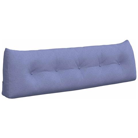 Cuscino per Schiena Blu jeans 160 x 24 x 50 cm Tessuto - Foto 1