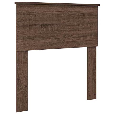 Testiera con testiera Rovere Marrone 80 cm Legno multistrato - Foto 1