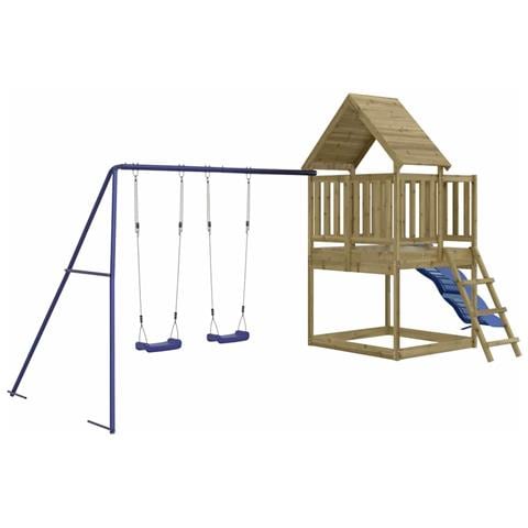 Set da Gioco da Esterno in Legno di Pino Impregnato - Foto 1