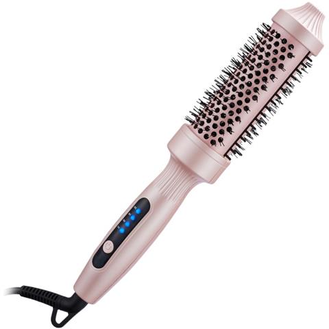 Spazzola Ad Aria Calda Volumizzante 2-in-1: Piastra E Arricciacapelli - Rosa (spina Ue) - Foto 1