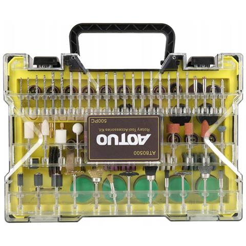 Set Di Frese 500 Pezzi - Alta Qualità E Precisione | Materiale Resistente | Per Legno, Metallo, Plastica, Pietra - Foto 7