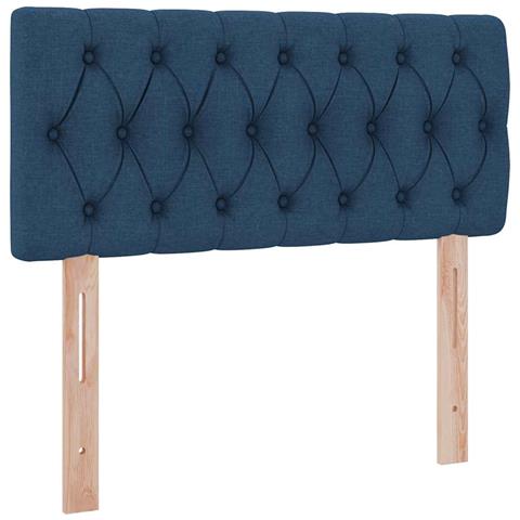 Letto con contenitore e materasso con materasso Blu 90 x 200 cm - Foto 9