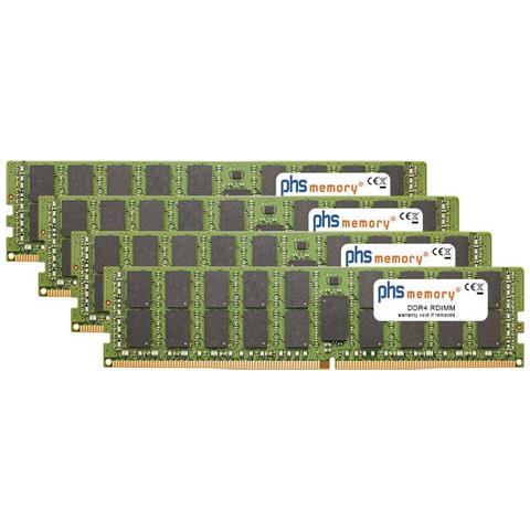 Memoria Phs 256gb (4x64gb) Kit Lettore Ram Per Apple Imac Pro '18-core' 2.3ghz 68,60cm (27"") (5k, Fine 2017) Ddr4 Rdimm 2666mhz Pc4-2666v-r (sp296656) - Foto 1