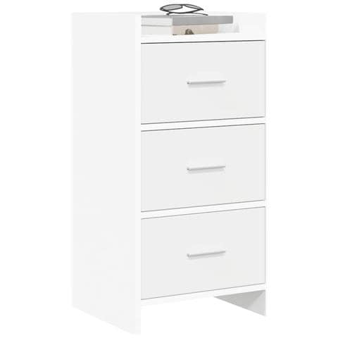 Credenza Bianco 40 x 36 x 80 cm Legno ingegnerizzato - Foto 2