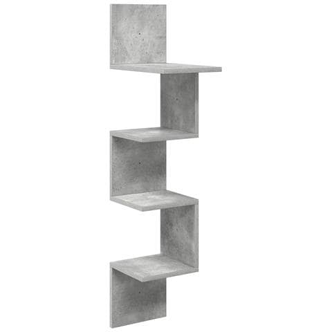 Scaffale da parete A parete Grigio 32 x 21 x 107 cm - Foto 1