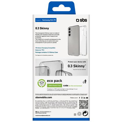 TESKINSAS24FET custodia per cellulare 17 cm (6.7") Cover Trasparente - Foto 2