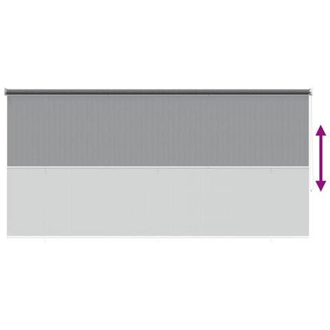 Tenda a Rullo Esterno Blocco UV 90% Grigio Chiaro 400 x 230 cm - Foto 9