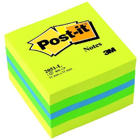 Post-it 2051L, Verde, Turchese, Giallo, 5,1 cm, 5,1 cm - Foto 7