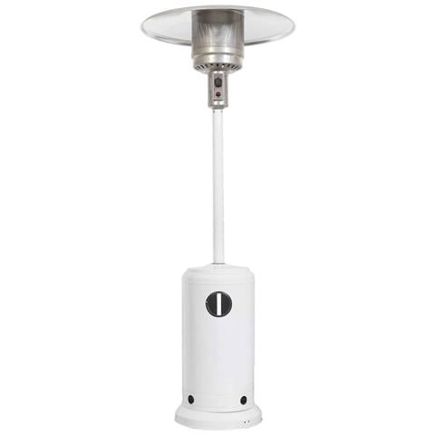 Fungo A Gas In Acciaio Verniciato Bianco Per Esterno Giardino, Portico, Ristorante, Gelateria Bar Hotel Albergo - Foto 2