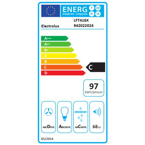 Cappa a Parete LFT416X Aspirante / Filtrante 60 cm Colore Inox - Foto 2