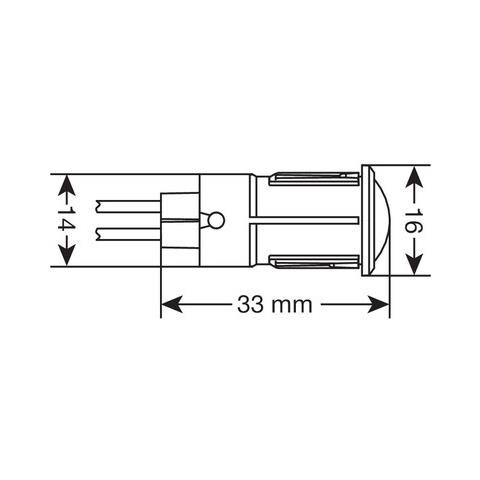 Spia A Led Rossa 12/24v - Foto 2