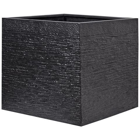 Vaso Da Fiori Quadrato Nero 50 X 50 X 46 Cm Paros - Foto 28