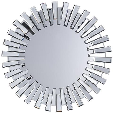 Specchio Da Parete In Argento Ø70 Cm Cholet - Foto 1