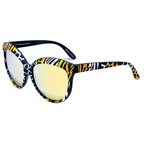 0092-ZEF-001 Occhiali da Sole, Multicolore (Naranja / Bianco / Nero), 58.0 Donna - Foto 2