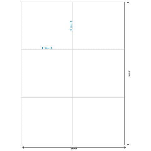 Etichette Multiuso Adesive 105x99 Mm, Bianco, Confezione 300 Pezzi - Mrink144 - Foto 3
