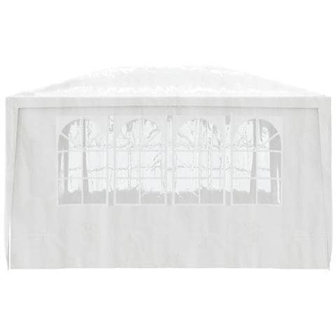 Gazebo Professionale Con Pareti 4x4 M Bianco 90 G / m² - Foto 2