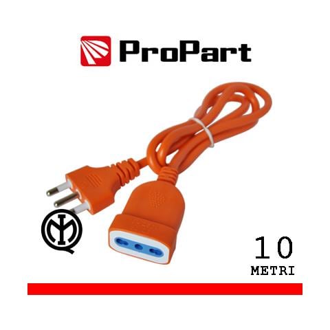 Prolunga Lineare Bipasso Rinforzata 10metri Spina16a - Foto 1