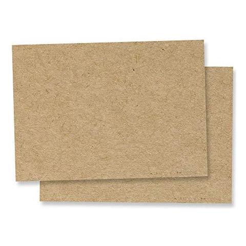 50 Fogli A3 Brown Kraft Carta Spessa Cartoncino 200gsm - Foto 1