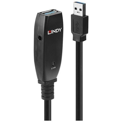 43322 Cavo Usb 15 M Usb 3.2 Gen 1 (3.1 Gen 1) Usb A Nero - Foto 2
