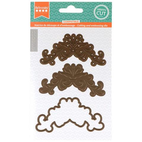 3 Fustelle Di Taglio 9 X 4,5 Cm - Barocco - Foto 4