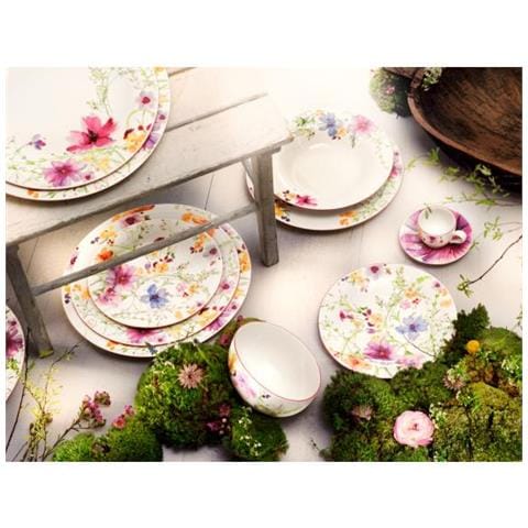 Mariefleur Basic Ciotole da zuppa 0,75 L Rotondo Porcellana Multicolore 1 pz - Foto 2