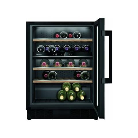 Cantina Vino KU21WAHG0 da Incasso con Capacità 44 Bottiglie Doppia Zona Temperatura Classe G Colore Nero - Foto 1