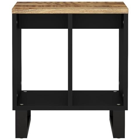 Tavolino 40x31x46 Cm Legno Massello Mango E Legno Multistrato - Foto 9