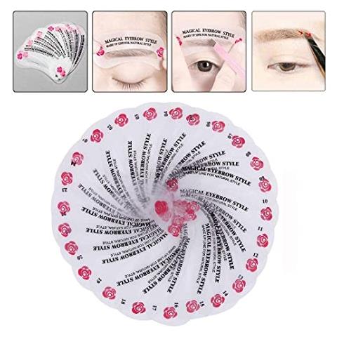 Stencil Per Sopracciglia, Confezione Da 24 White - Foto 5